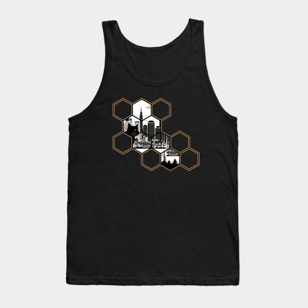 Cat Lover PIttsburgh Pennsylvania Home Pride Tank Top by Outrageous Flavors